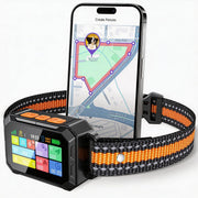 Meowant collier LCD face avant montrant contrôle et sécurité rapide