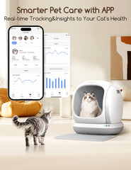 Meowant entrée basse avec marche de 6,8 pouces facilitant l'accès des chats