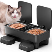 Meowant face avant du distributeur montrant design compact et étagères protégées