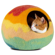 MEOWFIA Cat Cave face avant montrant l'entrée accueillante et l'esthétique Tucson Sunset