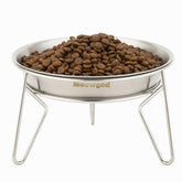 Meowgod gamelle face avant inox montrant design stable et propre