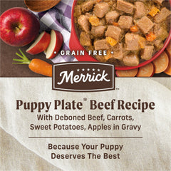 Merrick ingrédients visibles carottes et patates douces nutritifs