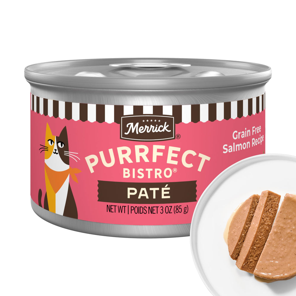 Merrick boîte devant montrant packaging et bénéfice appétence