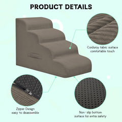 Mesa Lemon escalier utilisé par chien pour monter au lit, mobilité protégée