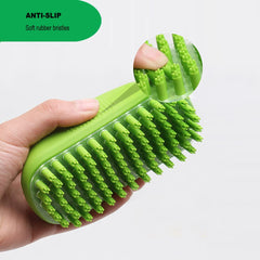 Metopets brosse curry utilisée pendant le bain pour éliminer poils et saletés