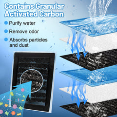 MEWTOGO gros plan sur texture coton pour filtration mécanique efficace