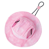 MIANHUATANG casquette rose vue de face, protection solaire et style