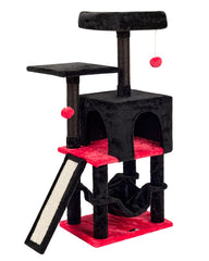 MIAO PAW arbre à chat gothique vue complète, design compact et fonctionnel