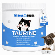 MIAOW SUPPS pot vue avant montrant le format pratique pour stocker