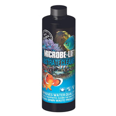 Microbe-Lift bouteille face montrant le flacon clair et les instructions, facilite l'entretien