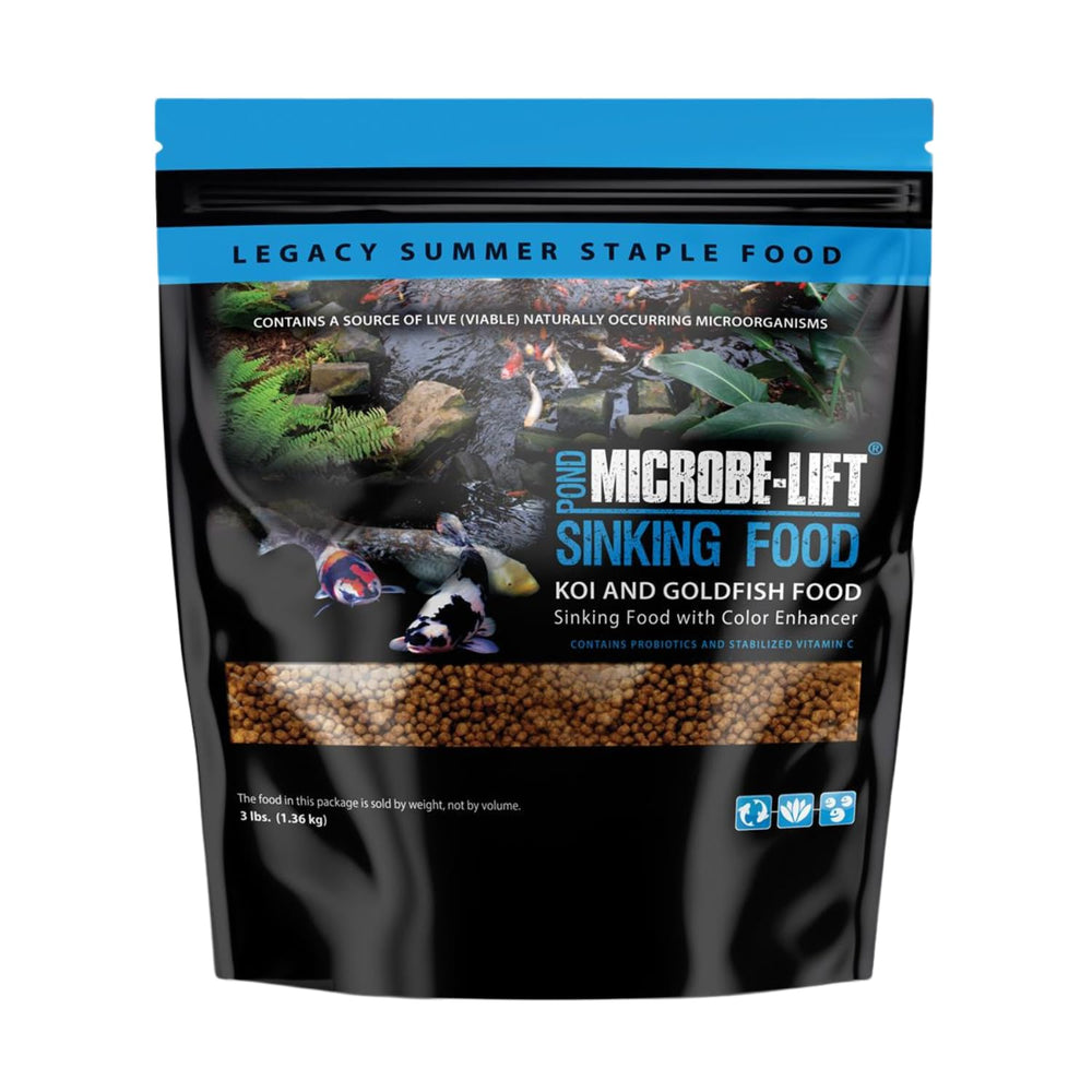 MICROBE-LIFT paquet frontal montrant 3 lb pour une alimentation durable