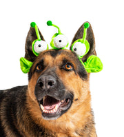 Midlee bandeau face avant vert lime, look extraterrestre mignon