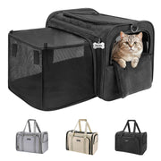MIDOG sac de transport ouvert montrant l'espace extensible et confort