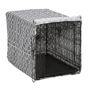 MidWest Homes for Pets vue avant de la housse protégeant la cage, esthétique et apaisante