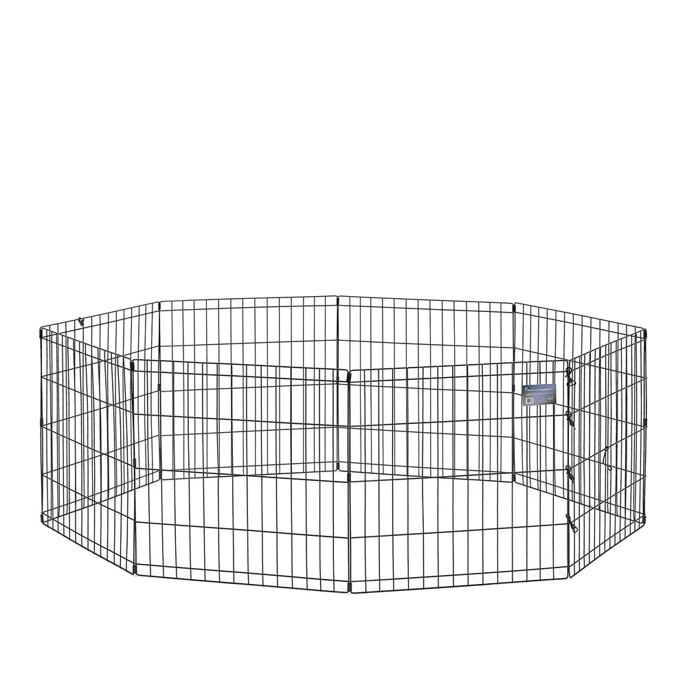 MidWest parc face avant montrant l'enceinte pour sécurité du chien