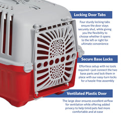 MidWest Homes for Pets porte plastique du Spree ouverte pour chargement pratique