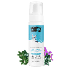 Mighty Mutt emballage avant montrant le flacon et bénéfice nettoyage rapide