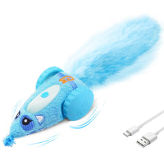 Migipaws jouet souris face avant attirant et sûr pour stimuler le jeu