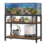 MILEFA vue de face du meuble 31,5" offrant stabilité pour aquarium