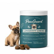 MiloLabCo bouteille PawGuard face montrant design et quantité bénéfique