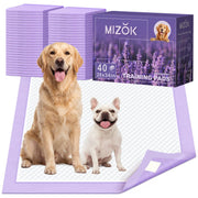 MIZOK vue avant du paquet X-Large montrant capacité et parfum lavande