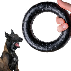 Monster K9 Chew Ring vu de face montrant la finition robuste et durable
