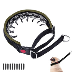 Monstoyo collier martingale face produit, maintien ferme et visuel discret