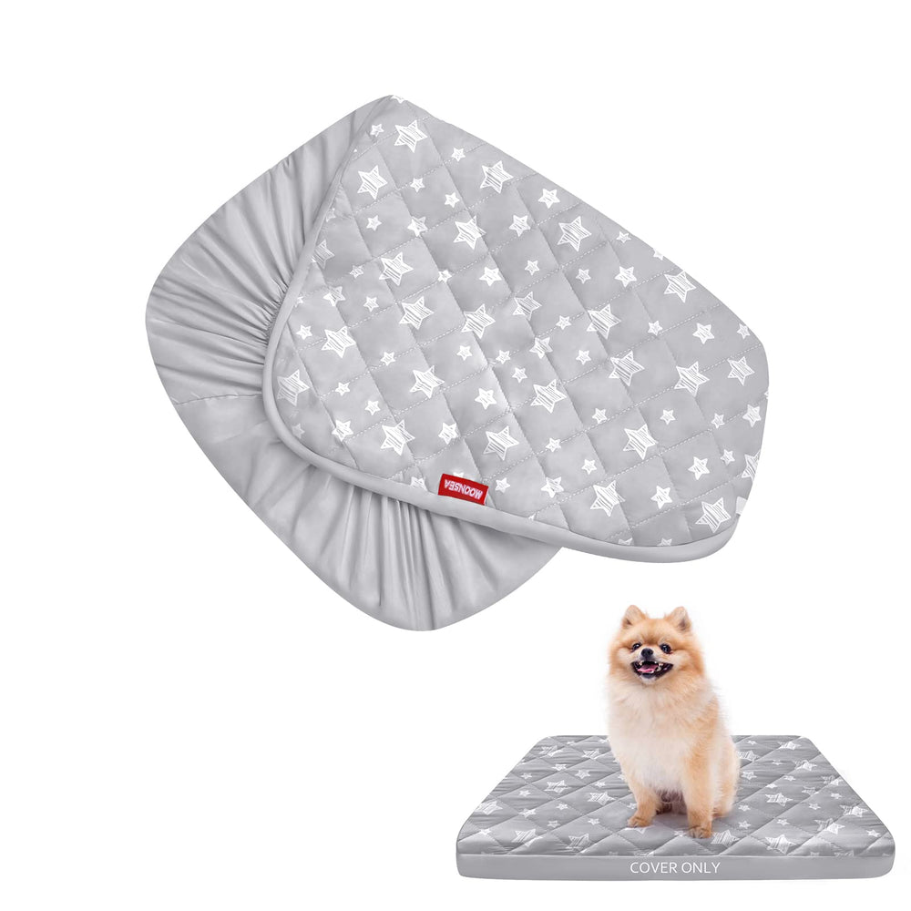 Moonsea housse face grise à étoiles montrant un look apaisant et protecteur