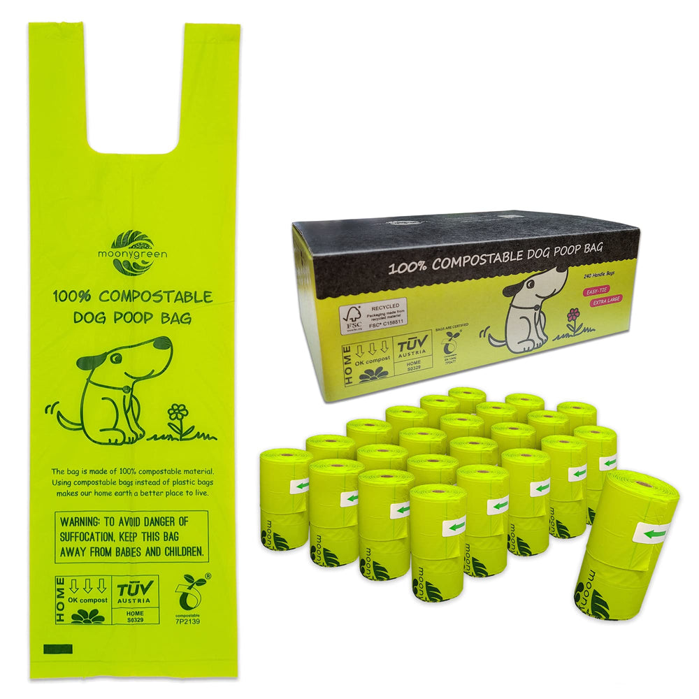 moonygreen emballage avant montrant le pack de 240 sacs pour économies