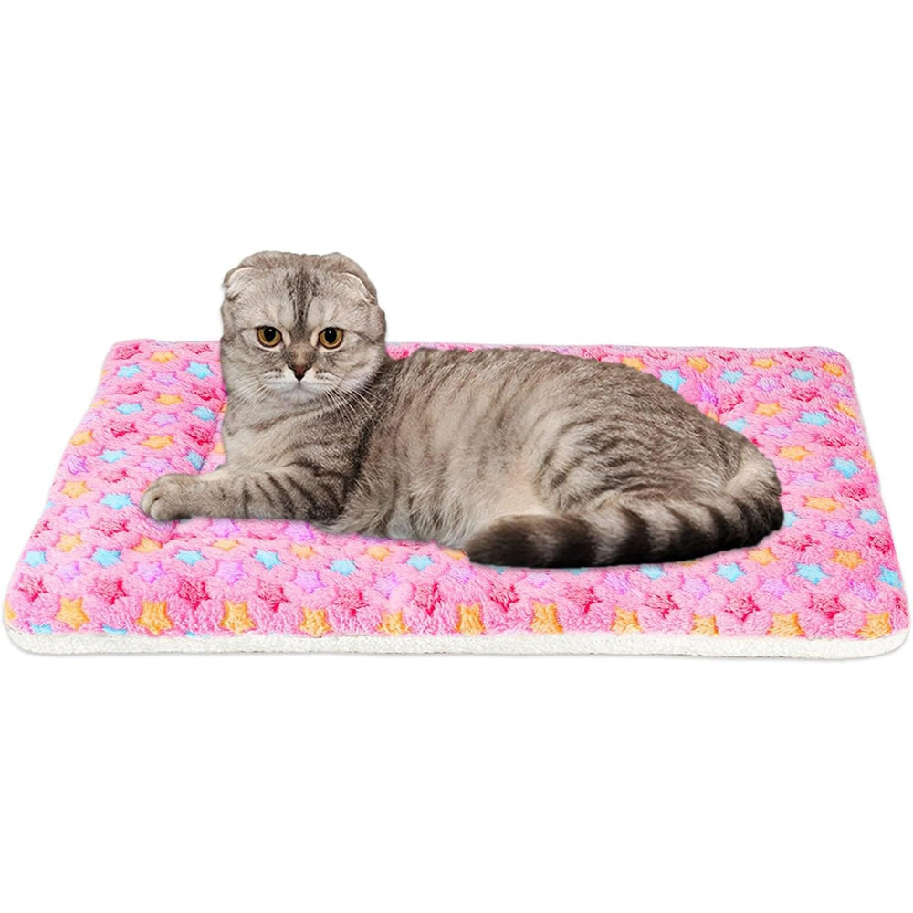 Mora Pets tapis face avant rose montrant le motif étoile et confort