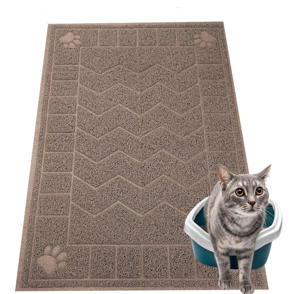 Motsamla tapis face avant montrant le grand format et protection du sol