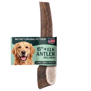 Mountain Valley Antlers vue avant du bois entier, durabilité pour mâcheurs