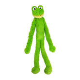 Multipet Swingin' Slevin Frog face avant montrant design grenouille et attrait visuel