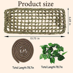 MUYG feuilles synthétiques gros plan créent zones d'ombre et camouflage