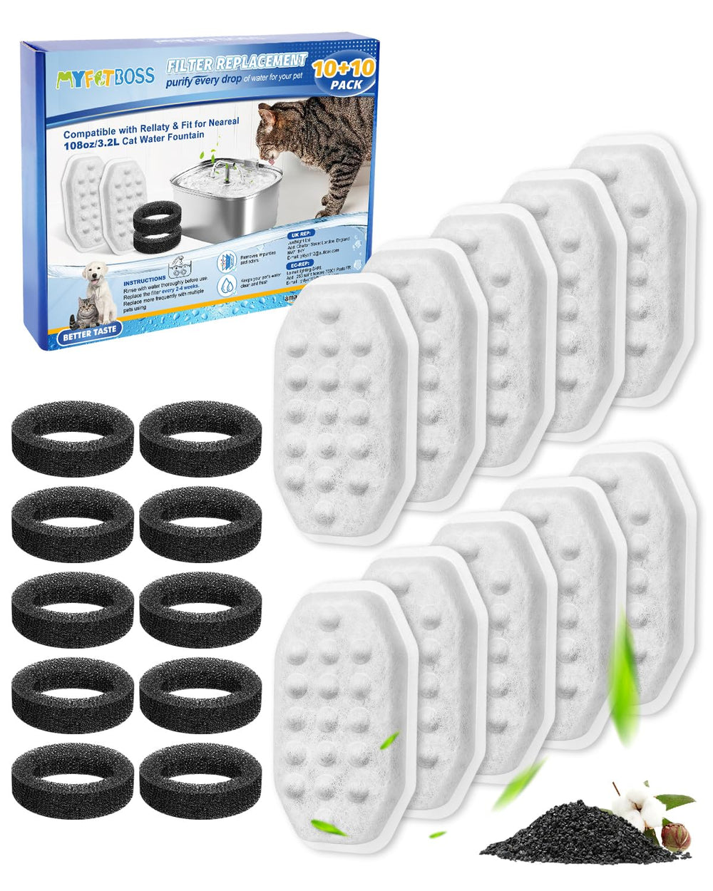 MyfatBOSS emballage avant montrant le lot et une conservation hygiénique
