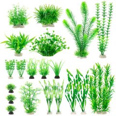 MyLifeUNIT ensemble 20 plantes vue avant pour décor naturel d'aquarium