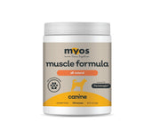 MYOS CANINE MUSCLE FORMULA emballage avant montrant facile d’utilisation pour propriétaires