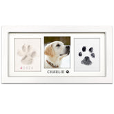 MYPAWLETS cadre blanc face montrant un souvenir de patte net