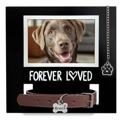 MYPAWLETS cadre devant affichant photo et collier pour souvenir apaisant