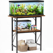 MZNZ vue avant du meuble aquarium montrant stabilité et design