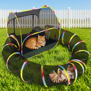 Naielfopet vue avant du catio montrant sécurité et espace