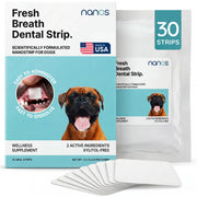 NanosVet emballage frontal des bandelettes montrant un design clair et usage pratique