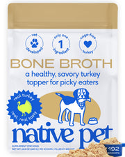 Native Pet face du packaging montrant portions et bénéfice appétence