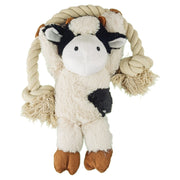 Native Pup jouet vache face avant montrant forme et contraste pour jeu interactif