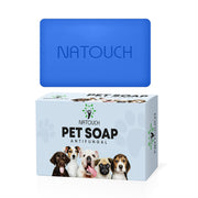 Natouch emballage face montrant le savon, bénéfice: soin antifongique naturel