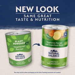 Natural Balance contenu gros plan illustrant la texture appétente et la digestibilité