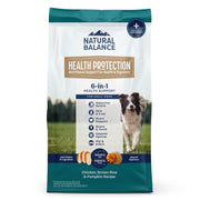 Natural Balance emballage avant 24 lb montrant la recette poulet bénéfice nutritionnel