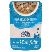 Natural Balance emballage avant montrant pack de 24 sachets et praticité