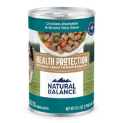 Natural Balance emballage avant montrant le ragoût de poulet bénéfice appétence