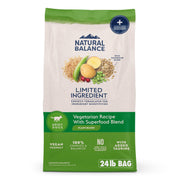 Natural Balance sachet avant montrant l’emballage et facilité de stockage